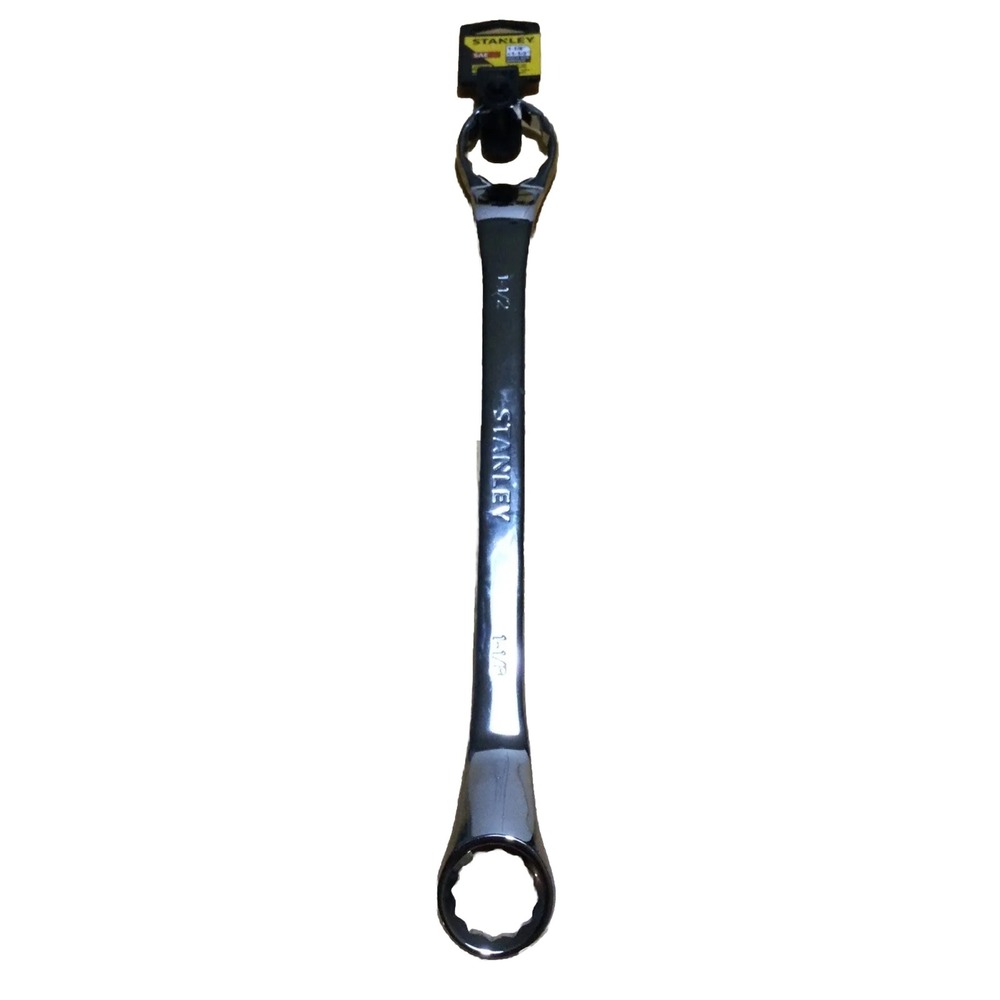 Stanley 1-1/2"-1-18"‎ 12 Pt Offset Box End Wrench STMT7544860SP New Crome